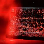 Elegant Black Rose Keycaps Set in multiple views, emphasizing IMD design, glowing side-backlit legends, and magnetic switch compatibility.