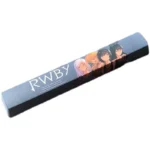 Exclusive RWBY Keycap with 5-sided dye-sub PBT art, shown from various angles in this product gallery, highlighting its vibrant and durable character design.