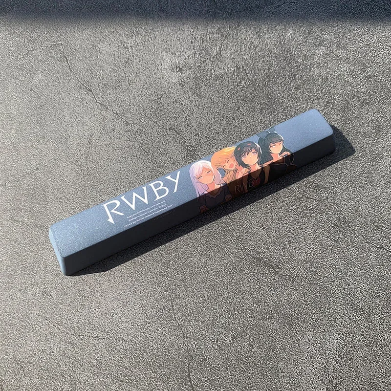 Exclusive RWBY Keycap showcasing vibrant, detailed 5-sided dye-sub PBT art, an artistic upgrade for any mechanical keyboard.