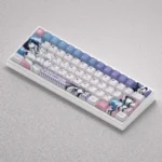 Exclusive Sankarea Keycap Set. Ethereal anime art with dark gothic charm on premium black PBT, showcasing its unique artistic details.
