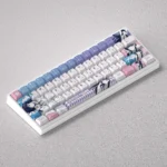 Sankarea Keycap Set gallery revealing the exclusive PBT keycaps ethereal anime art, dark romantic gothic charm, perfect for custom mechanical keyboards.