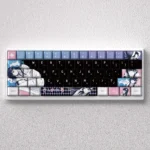 Gallery of the exclusive Sankarea Keycap Set, showcasing ethereal anime art and dark gothic charm on premium black PBT for custom mechanical keyboards.