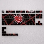 These beautiful Oath keycaps set feature original factory side-engraved characters and translucent design, enhancing mechanical keyboards.