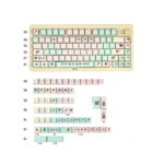 Charming Stardew Valley pixel art keycaps set displayed, featuring iconic game elements and vibrant colors for custom mechanical keyboard.