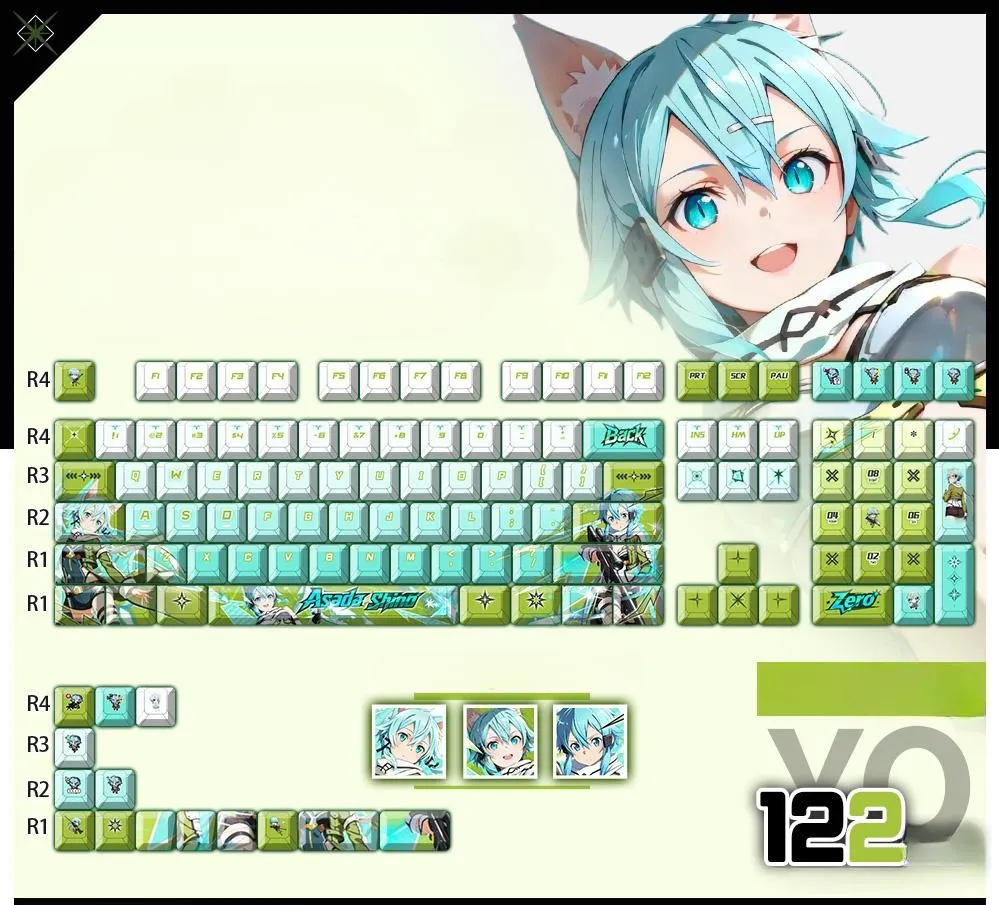 swordartonline-asadashino-cherry-keycapset-mechanical-keyboard-cover
