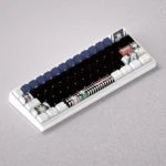 Tamako Keycaps Set gallery showcasing multiple angles, featuring vibrant Tamako Market anime characters and premium PBT dye-sublimation durability.