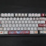 Premium exclusive Tartaglia Genshin Impact keycaps set, featuring bold hydro-elemental designs inspired by Tartaglia's iconic aesthetic.