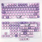 Close-up of Tears of Themis Marius von Hagen keycaps set, highlighting the exclusive design, sophisticated character motifs, and elegant game-inspired icon design.