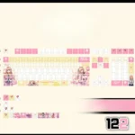 tsutamachi-chitose-cherry-keycapset-mechanical-keyboard-front