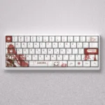 Uesugi Erii Keycap Set gallery. Multiple views of the exclusive anime design, elegant artistry, and subtle Dragon Raja details.