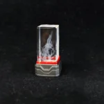 Exclusive Valorant Gaia Vengeance Vandal artisan keycap, featuring mystical ancient forest, glowing energy accents, and translucent crystal from various angles.