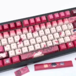 Victor Keycap Set elegantly displayed, showcasing sophisticated character-inspired motifs and premium artistic craftsmanship.