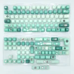 Vyn Richter Keycap Set FOA profile, showcasing the exclusive Mò Yì character art and sophisticated cool tones across multiple elegant views.