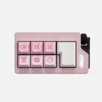 A premium M7 compact wireless mini pad keyboard featuring BCP switches, displayed with its sleek, minimalist design, emphasizing modern style.