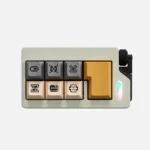 A sleek M7 Compact Wireless mini pad keyboard with BCP switches, showcasing its modern minimalist design. Ideal for effortless productivity.