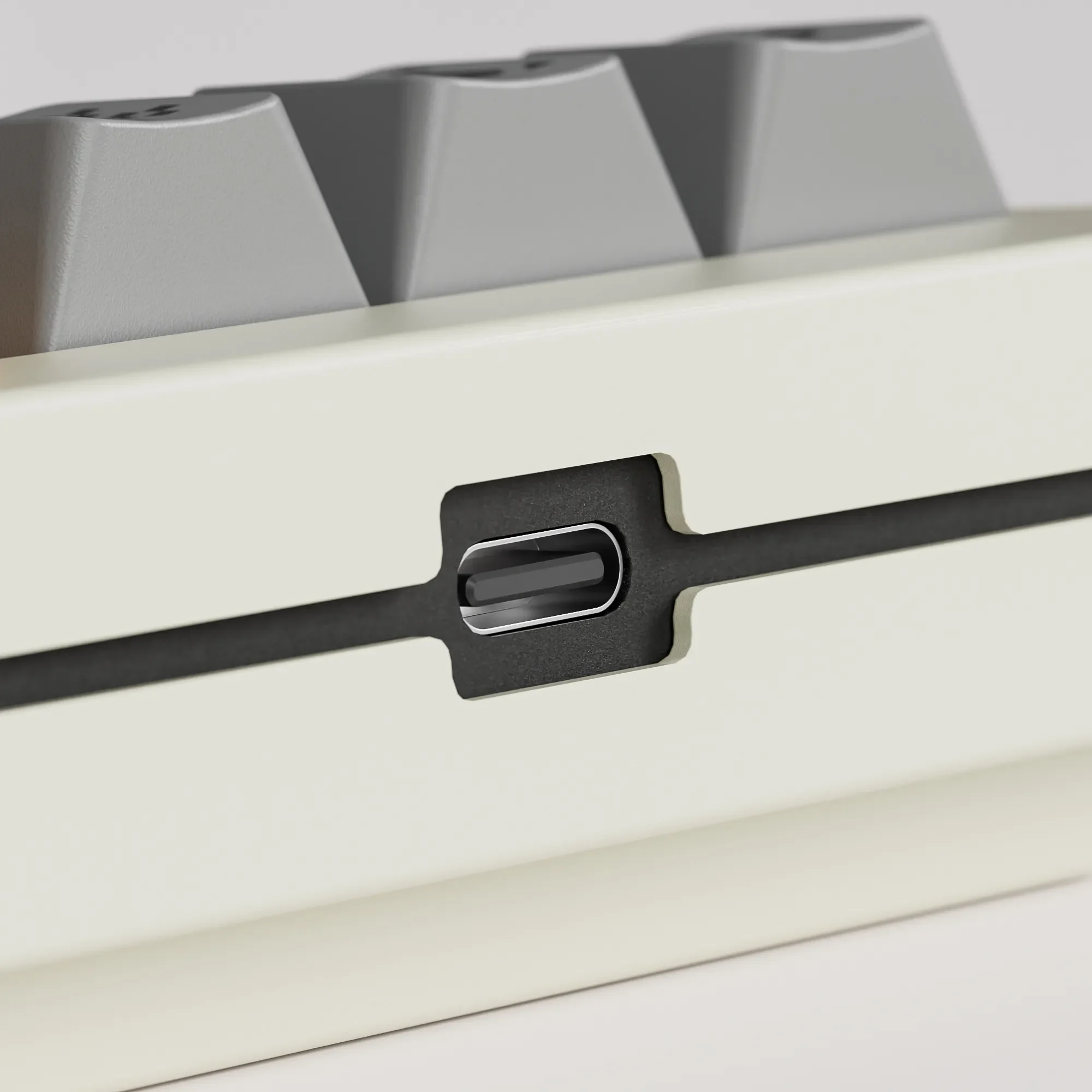 Multiple views of the M7 Compact Wireless mini pad keyboard, highlighting its sleek minimalist design, premium BCP switches, and compact form.