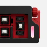 M7 compact wireless mini pad keyboard gallery, highlighting its sleek minimalist design, responsive BCP switches, and versatile use.