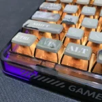 Exquisite Jiangnan Wuxia ink wash PBT pudding keycaps set gallery, displaying intricate traditional Chinese art and Wuxia aesthetics from diverse angles.