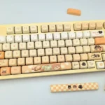 Exclusive Xia Yan PBT Keycaps Set featuring sophisticated Tears of Themis character art in a cool-toned, elegant design.