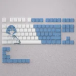 Vibrant Yamada Ryo Keycaps Set from Bocchi the Rock anime, featuring PBT side-lit designs with captivating character art and optimized backlight glow.