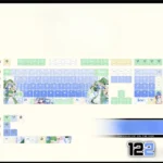 Playful Yoshino Himekawa (Green) PBT backlit keycaps set from Date A Live, showcasing vibrant icy green side-lit character art for an iconic look.