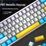 Angel Keycaps Set gallery: Pearlescent PBT with ethereal angelic design. Shimmering from every angle, perfect for magnetic keyboards.