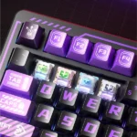 K75 Tri-Mode Mechanical Gaming Keyboard featuring Airoline custom art, vibrant RGB lighting, unique Flower Field switches, and an FR4 plate.