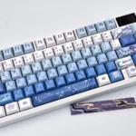 Exclusive Genshin Impact Kamisato Ayato custom Ayato keycap set, beautifully crafted with elegant character-inspired design showcasing his iconic aesthetics.