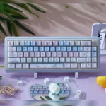 Adorable Cat Cake PBT Dye-Sub Keycap Set, showcasing whimsical pastel cat and cake motifs for a charming and playful keyboard aesthetic.