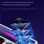 Cyber Star AMG65 Smart Screen Mechanical Keyboard in the Cyber Starry Night theme, showcasing its interactive dot-matrix display and premium, futuristic angles.