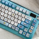 Iconic Doraemon PBT Dye-Sub Keycap Set gallery. See vibrant, playful Doraemon illustrations and gadgets from various angles on durable PBT.
