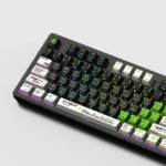 Phantom Mecha Side-Lit PBT Gaming Keycaps set, showcasing its sleek, futuristic design and stealthy side-lit legends for premium immersive gaming.