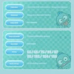 Alternative design of Hangyodon Clownfish PBT keycaps set in vibrant oceanic hues, showcasing playful Hangyodon and clownfish designs.