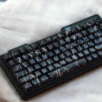 Electrifying Lightning Keycaps Set gallery, showcasing dynamic lightning strikes on side-printed PBT legends, optimized for dazzling RGB backlit gaming.