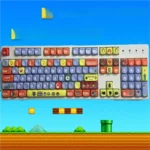 Vibrant Mario MOA dye-sublimated keycaps set, showcasing iconic characters and pixel-art details from various angles. A playful gaming upgrade.