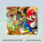 Close-up of a vibrant, iconic Mario Mouse Pad, meticulously designed for collectors and retro gaming enthusiasts.