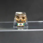 Intricate handcrafted resin Naruto Ten-Tails Six Paths Sage SA keycap from multiple angles, showcasing its dark, powerful, mystical aura and stunning design.