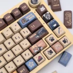 Gallery of the exclusive Rei Furuya MDA keycap set, capturing its iconic style and charisma from various angles. A detailed Detective Conan collectible.
