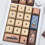 Rei Furuya MDA keycap set collectible gallery, showcasing the iconic Detective Conan design and charismatic details from various artistic angles.