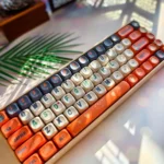 Main image of the Whimsical Santa Claus Keycap Set, showcasing vibrant PBT dye-sub keycaps with joyful Santa Claus and festive Christmas icons.