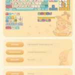 Whimsical claw machine keycap set from a playful side angle, showcasing its intricate miniature arcade design with tiny, colorful prizes.