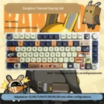 Vibrant Zenless Zone Zero Bangboo MOA dye-sub keycap set, an exclusive 108-key set, bringing premium game aesthetics to your keyboard.