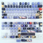 Zenless Zone Zero Hugo Keycaps Set Gaming Masterpiece Set from a fresh angle, highlighting its exclusive dynamic sci-fi character art and premium finish.