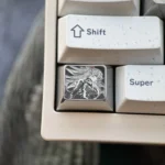 Premium Asuka Titanium Keycap showcasing vibrant EVA-02 a precision-crafted anime collectible.