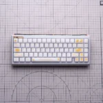 Stunning Baroque Crystal Jelly Keycaps Set showcasing ornate, translucent designs for magnetic switch keyboards.