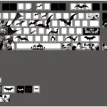 Captivating views of the Iconic Batman Side-Engraved Shine-Through PBT Keycap Set from various angles, revealing its dark Gotham aesthetic and subtly design.