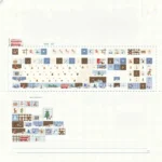 Whimsical Christmas Whispers PBT keycaps set showcasing enchanting winter wonderland scenes from multiple angles, highlighting the durable PBT and crisp legend.