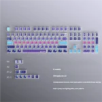 Cosmic Keycap Set: Stunning 3D cosmic code crystal MDA keycap set showcasing mysterious cosmic patterns and sci-fi depth.