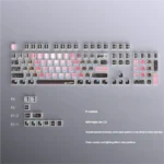 Stunning Coral Love keycaps set featuring an artistic, translucent coral reef design, shimmering with underwater beauty.