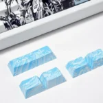 Exclusive Gintama Sakata Gintoki PBT keycap set. View vibrant anime art on crisp, durable PBT from multiple playful angles.